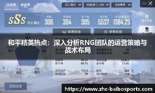 和平精英热点：深入分析RNG团队的运营策略与战术布局